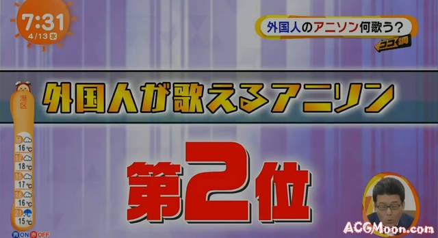 日本街头访问《外国人最熟悉的动画歌》大家比较记得翻唱版还是原版呢？